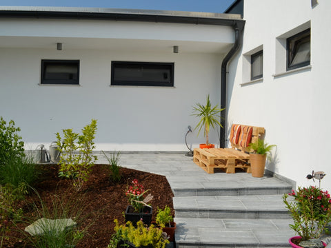 Terrassengestaltung: Vorher - Nachher