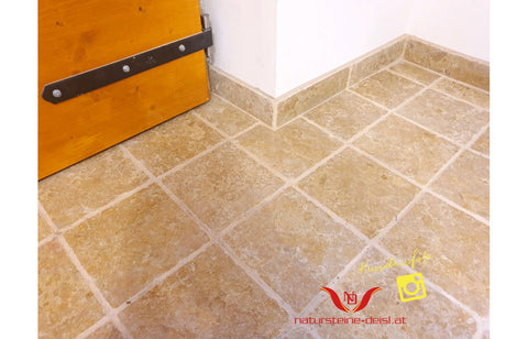 KALKSTEIN GIALLO REALE ANTIKMARMOR FLIESE