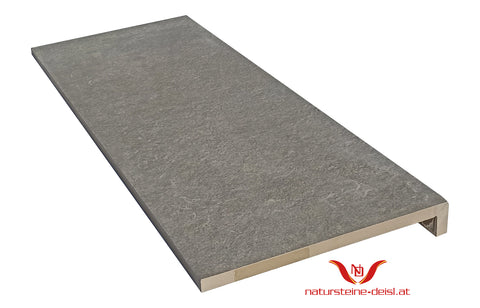 FEINSTEIN BETONOPTIK GRAU mit WINKEL POOL-BECKENRAND-STEIN