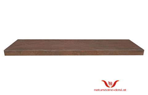 FEINSTEIN STAHLOPTIK CORTEN mit WINKEL POOL-BECKENRAND-STEIN