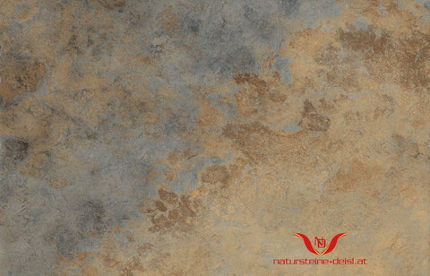 FEINSTEIN STEINOPTIK SCHIEFER MULTICOLOR mit WINKEL POOL-BECKENRAND-STEIN