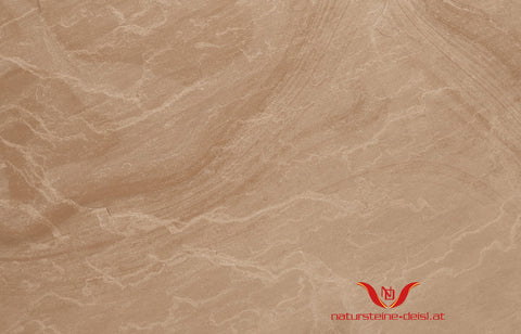 HANDMUSTER ZU FEINSTEIN STEINOPTIK SANDSTEIN ROT-ROSÉ ( MODAK ) POOLUMRANDUNG mit WINKEL