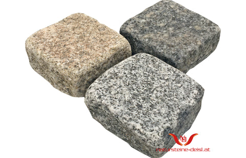 HISTORA PUR GRANIT PFLASTERPLATTE ANTIK GETROMMELT