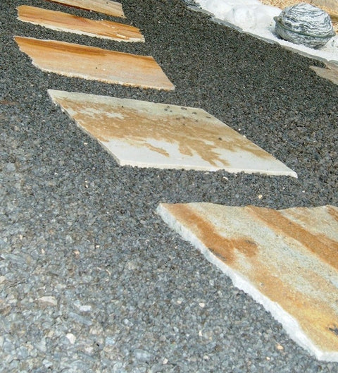 verkauftt - BRASILIANISCHER QUARZIT ( ANDENQUARZIT, RIO GELB,... ) BODENPLATTE 60 x 60 cm & 50 x 50 cm - noch ca. 10 m² lagernd