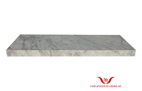 FEINSTEIN STEINOPTIK MARMOR CARRARA mit WINKEL POOL-BECKENRAND-STEIN