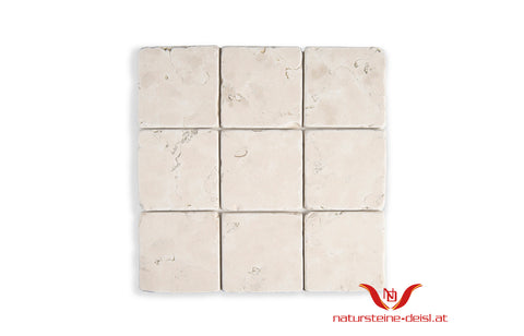 HANDMUSTER ZU ANTIKMARMOR FLIESE KALKSTEIN BIANCO ASIAGO