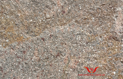 HANDMUSTER ZU PORPHYR TRENTINO Sortierung "MEDITERRAN" BODENPLATTE in Bahnen