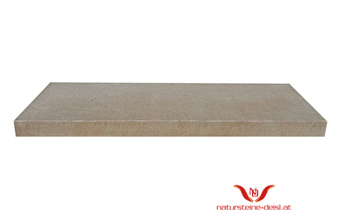 FEINSTEIN STEINOPTIK SANDSTEIN SAHARA BEIGE mit WINKEL POOL-BECKENRAND-STEIN