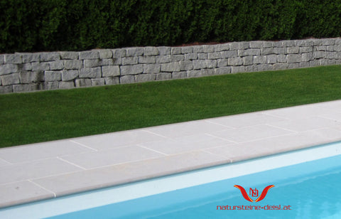 KALKSTEIN LAGUNA CREMA POOL-BECKENRAND-STEIN