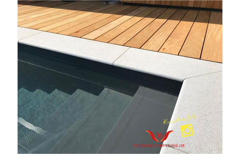 SCHREMSER GRANIT GRAU aus Österreich POOL-BECKENRAND-STEIN