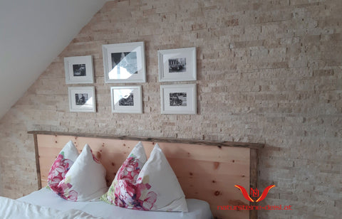 TRAVERTIN BEIGE WANDPANEEL mit spaltrauer Oberfläche