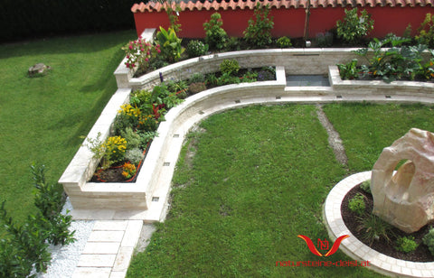 TRAVERTIN BEIGE AMALFI MAUERSTEIN
