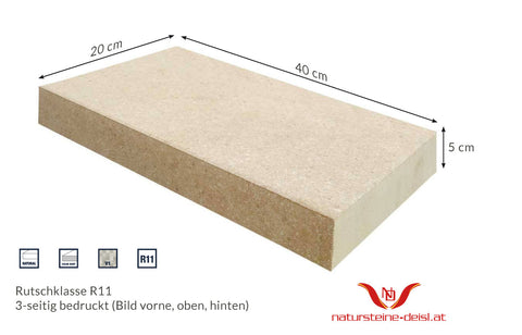 LEISTENSTEIN / BORDSTEIN - FEINSTEIN BETONSTEINOPTIK BEIGE