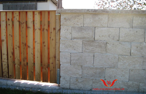 TRAVERTIN BEIGE AMALFI MAUERSTEIN