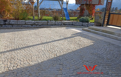 GRANIT GELB-GRAU PFLASTERSTEIN aus Europa