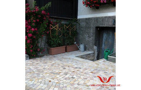 QUARZIT GELB / BUNT CIOTTOLI