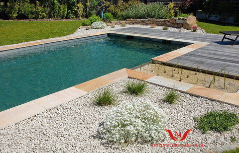 QUARZIT RIO GELB-WEISS POOL-BECKENRAND-STEIN