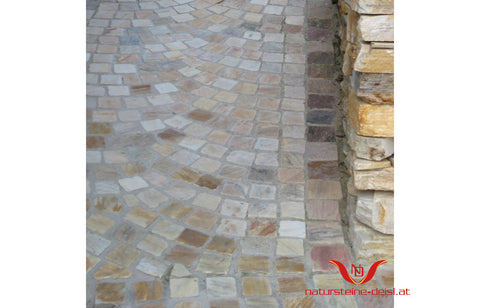 QUARZIT GELB / BUNT CIOTTOLI