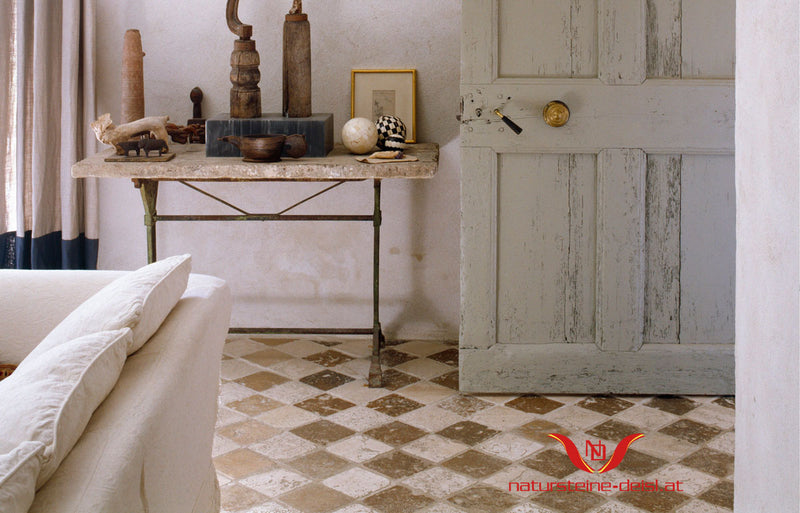 Travertino Noce Antikmarmor Fliese