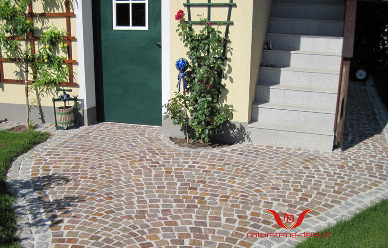 Granit „Ennsdorfer“ Ghana Grey Tritt- und Setzstufe