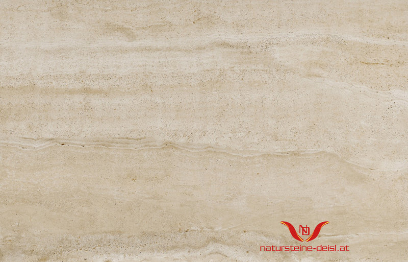 Feinsteinzeug Travertin Beige Vein Cut Poolumrandung