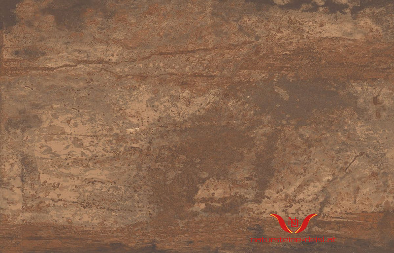 Handmuster Feinsteinzeug Corten Poolumrandung