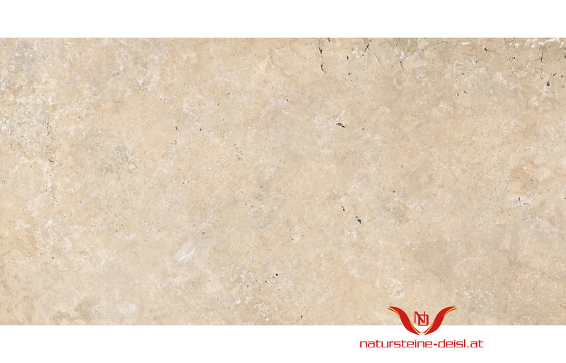 Feinsteinzeug Travertin Beige Vanilla Terrassenplatten