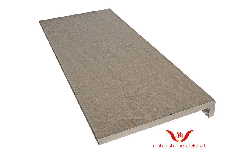 Feinsteinzeug Sandstein Beige Poolumrandung
