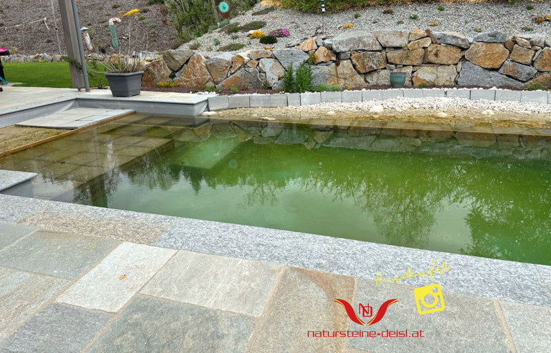 Luserna Gneis Mixcolor Poolumrandung