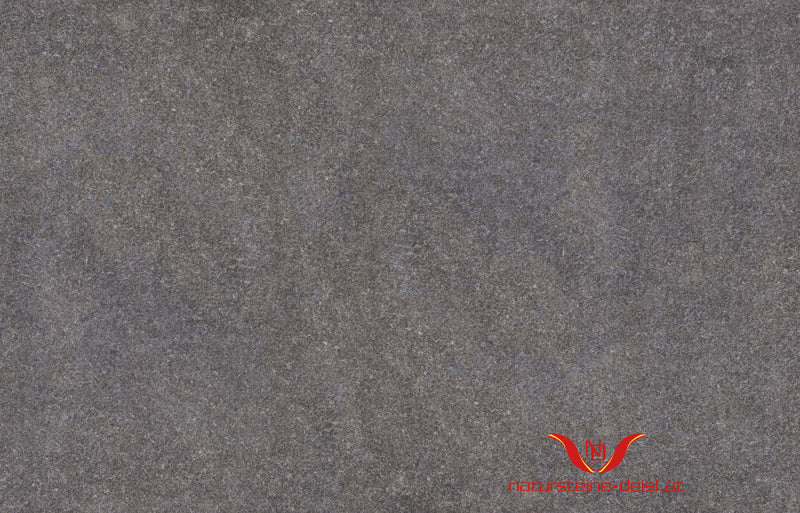 Handmuster Feinsteinzeug Basalt Terrasenplatte