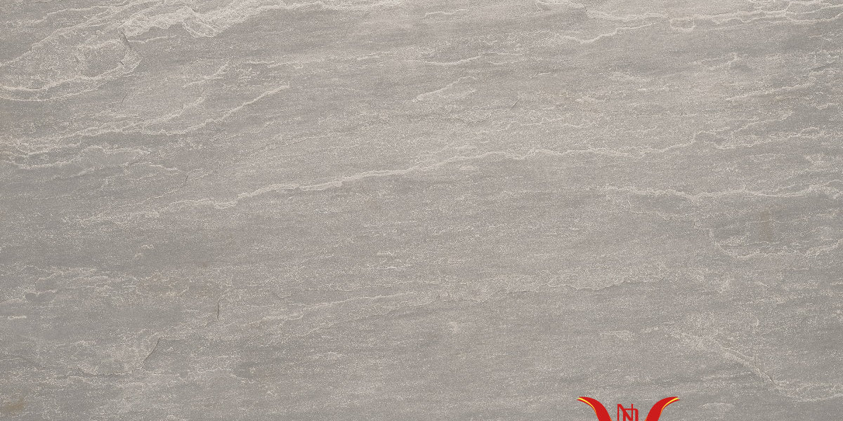 Handmuster Feinstein Sandstein Hellgrau Kandla Grey Terrassenplatte ...