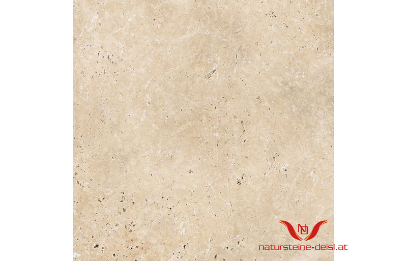 Feinsteinzeug Travertin Beige Vanilla Terrassenplatten