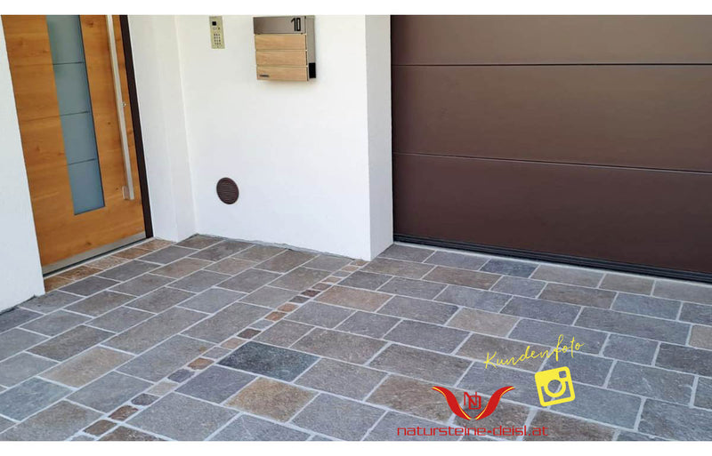 Südtiroler Porphyr Terrassenplatten