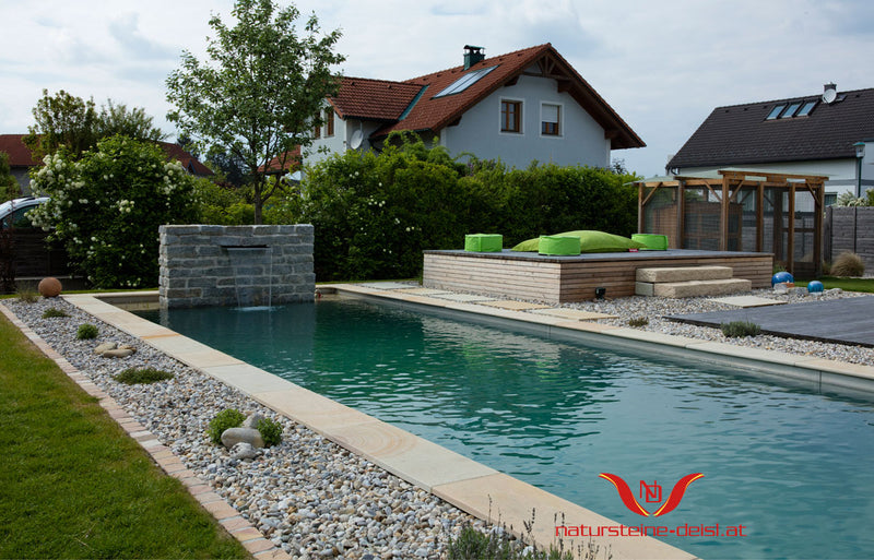 Hartsandstein Mint Poolumrandung