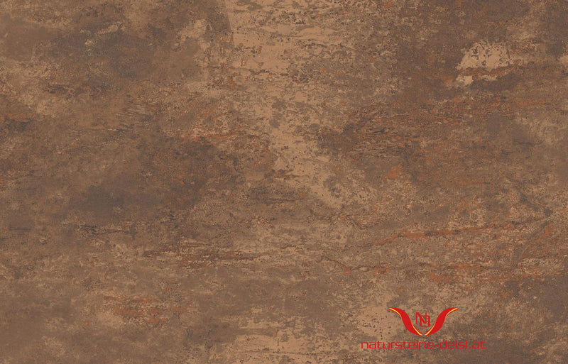 Feinsteinzeug Stahloptik Corten Terrassenplatten