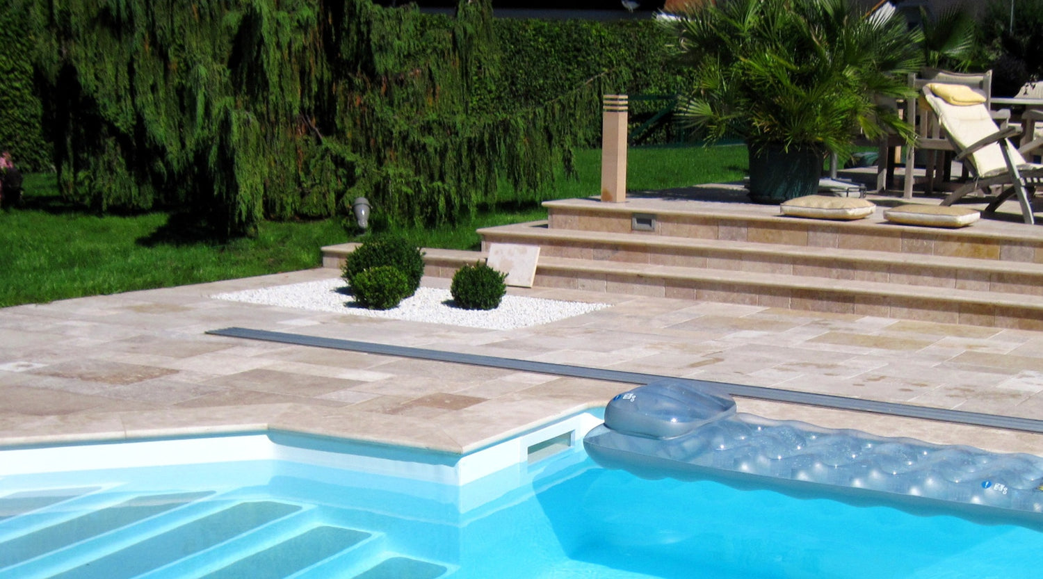 Garten und Treppen