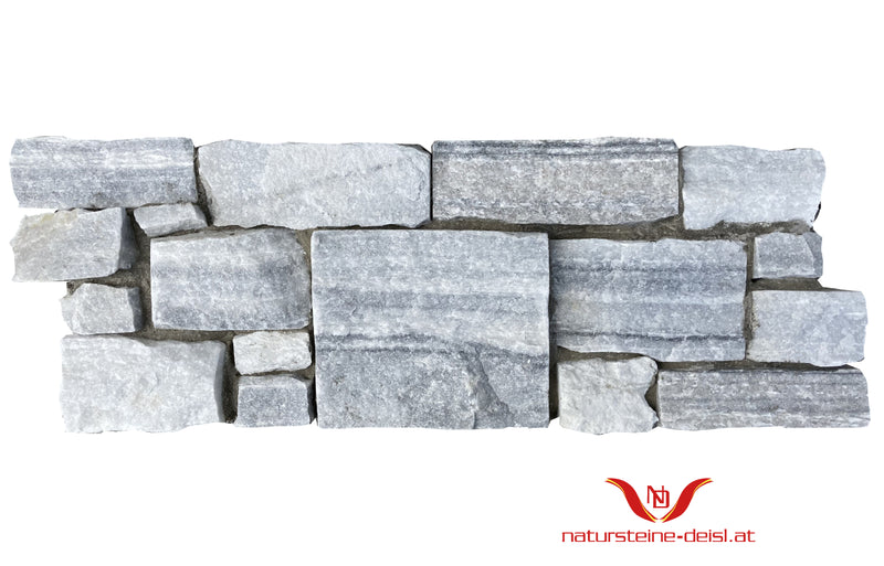 Quarzit Nordic White Wandpaneel