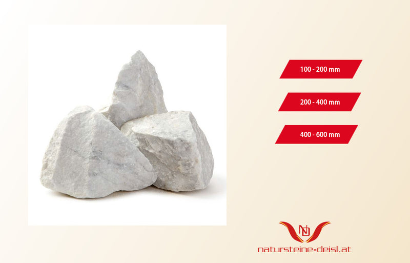 Marmor Bianco Carrara Ziersplitt