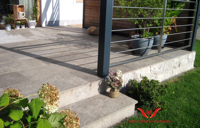 Feinsteinzeug Gneis Antik Terrassenplatten