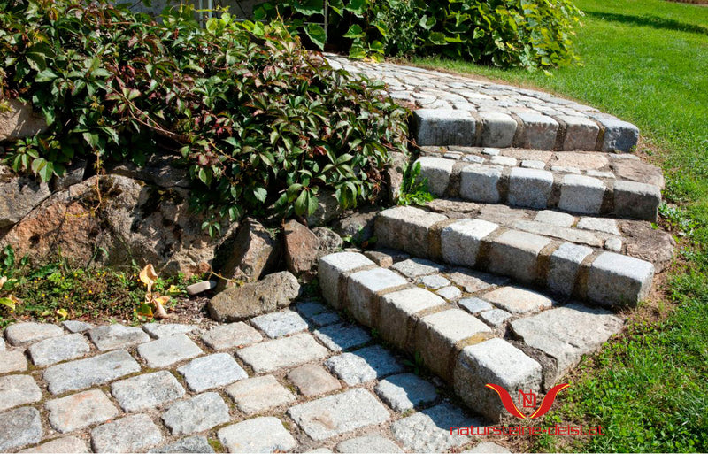 Historische Altwien Granit Grau-Bunt Großpflastersteine