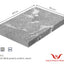 FEINSTEINZEUG MAUER-ABDECK-PLATTE 60x40x5 cm und 40x20x5cm in 6 ansprechenden DESIGNS