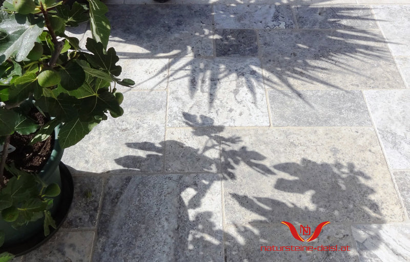 Travertin Silver Premium Terrassenplatten