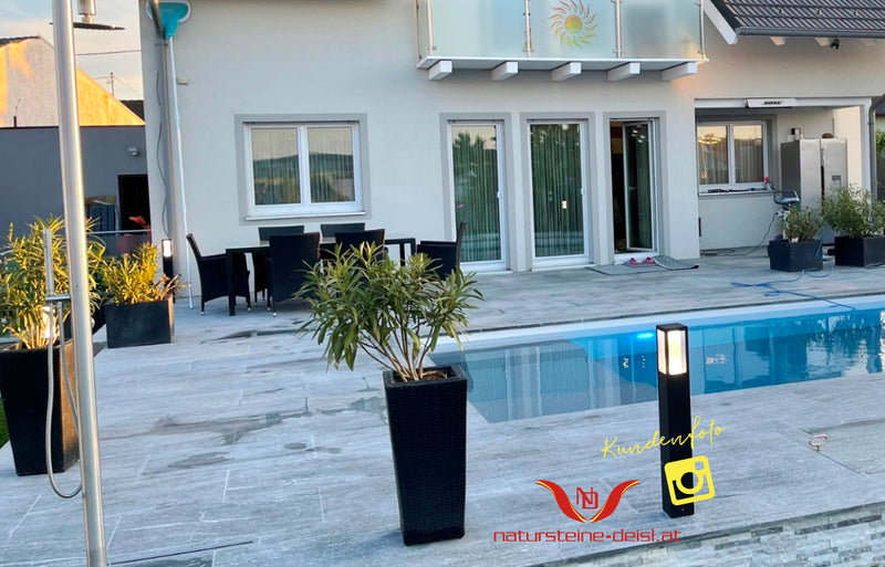 Taifun Grey Gneis Terrassenplatten
