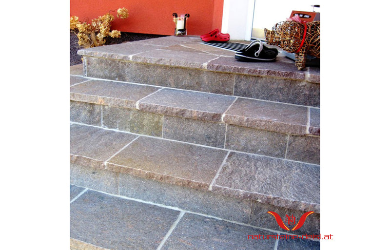 Südtiroler Porphyr Terrassenplatten
