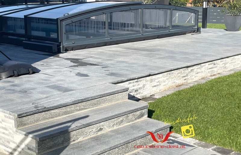 Taifun Grey Gneis Terrassenplatten