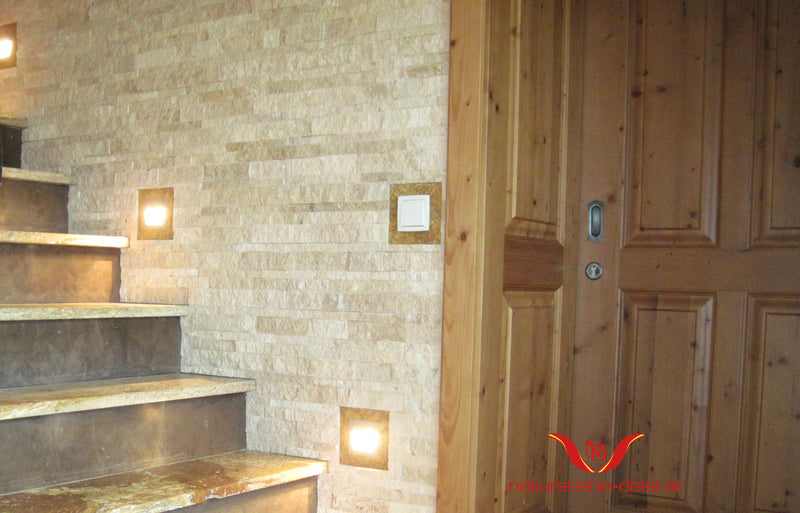 Travertin Beige Wandpaneel
