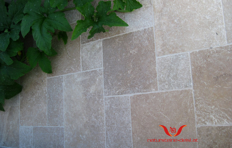 Travertin Noce Premium Terrassenplatten