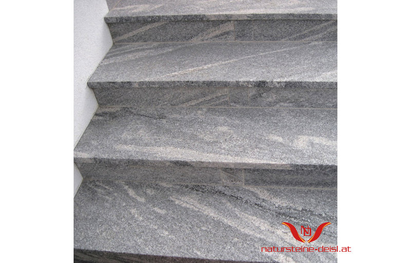Gneis Santiago Grey Trittstufe