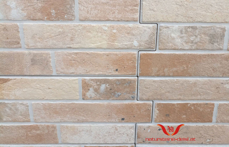 Feinstein Ziegeloptik Rot-Orange Wandpaneel