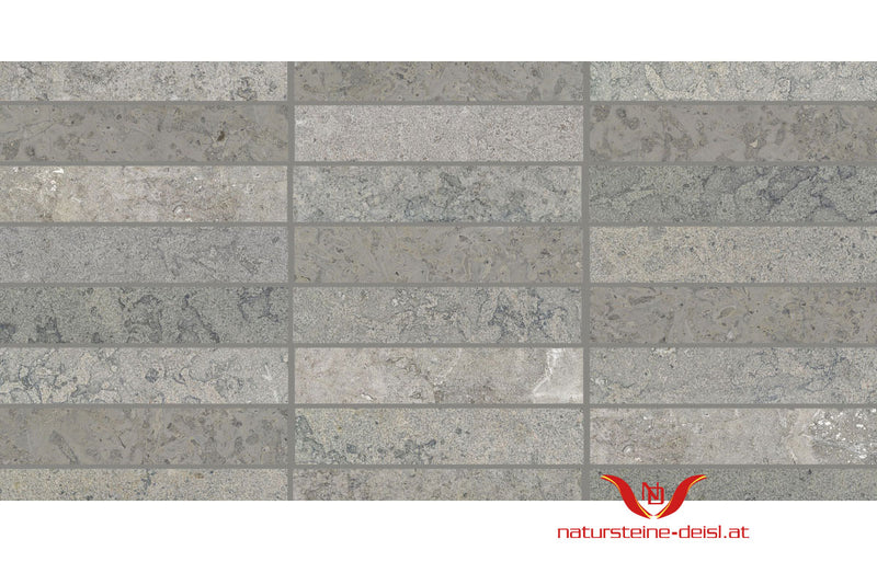 Feinsteinzeug Schiefer Grey Verblender-Riemchen